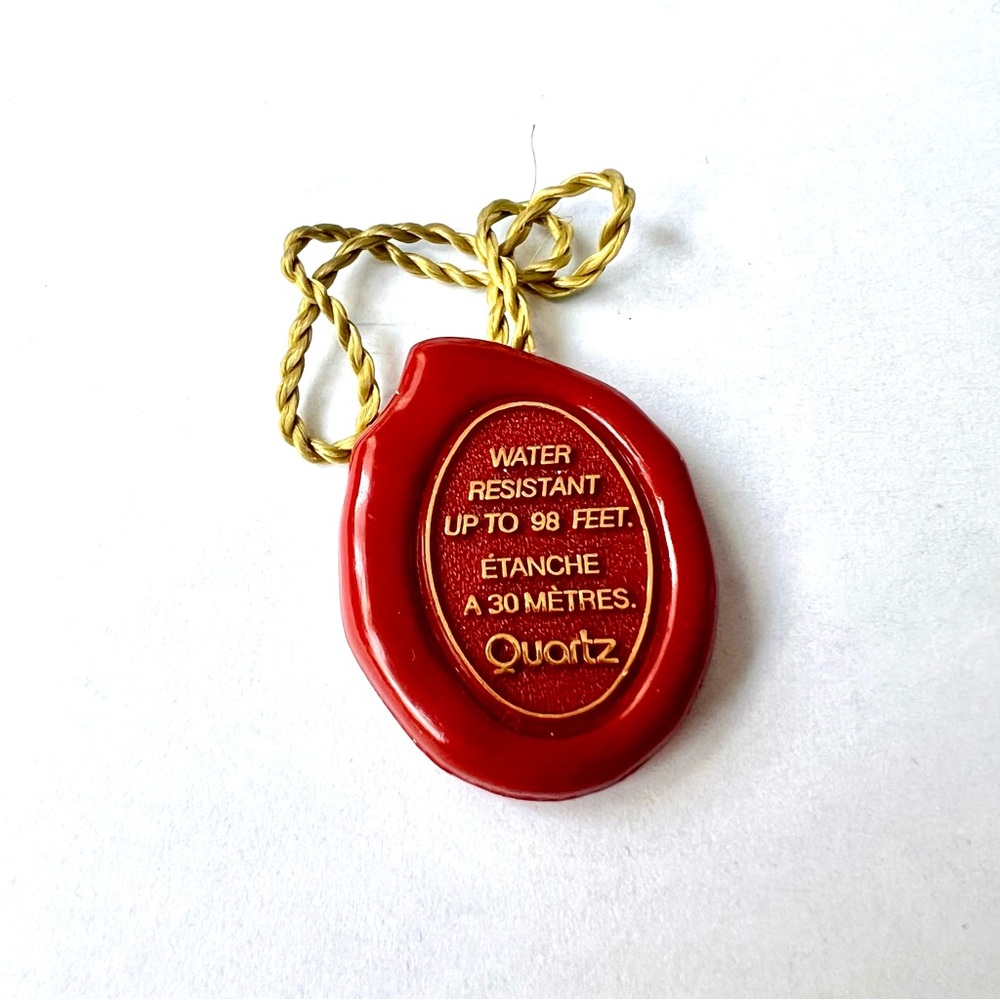 CARTIER Quartz Watch Hang Tag for Quartz Watch